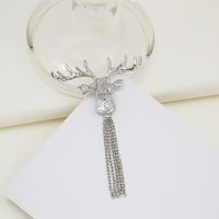 Fashion Elk Alloy Tassel Plating Unisex Brooches sku image 2