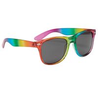 Retro Rainbow Pc Square Full Frame Women's Sunglasses sku image 2