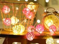 Fashion Geometric Pvc Indoor String Lights sku image 4