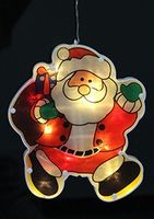 Weihnachten Süß Weihnachtsmann Kunststoff Gruppe Beleuchtung sku image 3