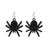 1 Pair Gothic Hip-hop Funny Spider Plating Alloy 14k Gold Plated Silver Plated Drop Earrings sku image 6