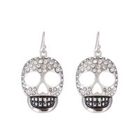 1 Pair Gothic Hip-hop Funny Spider Plating Alloy 14k Gold Plated Silver Plated Drop Earrings sku image 18