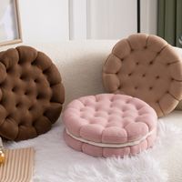 Cute Solid Color Polyester Throw Pillow main image 2