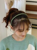 Fashion Solid Color Plastic Hair Band main image 4