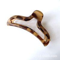 Fashion Geometric Leopard Plastic Hollow Out Hair Claws sku image 1