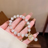 Rétro Géométrique Acier Au Titane Opale Bracelets main image 1