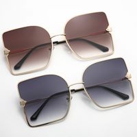 Fashion Geometric Resin Square Full Frame Women's Sunglasses main image 2