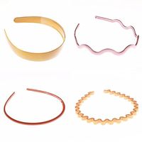 Fashion Waves Solid Color Plastic Hair Band 1 Piece main image 5