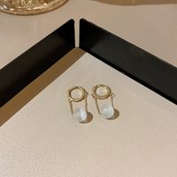Modern Style Heart Shape Bow Knot Copper Plating Drop Earrings Ear Studs 1 Pair sku image 22