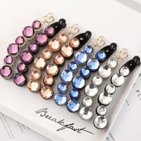 Simple Style Geometric Plastic Artificial Pearls Hair Clip main image 4
