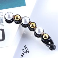 Einfacher Stil Geometrisch Kunststoff Künstliche Perlen Haarklammer sku image 5