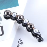 Simple Style Geometric Plastic Artificial Pearls Hair Clip main image 2