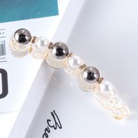 Simple Style Geometric Plastic Artificial Pearls Hair Clip sku image 15