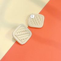 Retro Geometric Soft Clay Plating Women's Drop Earrings 1 Pair sku image 1