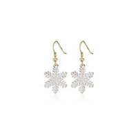 Fashion Christmas Tree Flamingo Alloy Plating Inlay Artificial Gemstones Women's Drop Earrings 1 Pair sku image 1