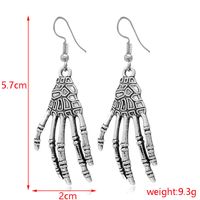 Gothic Cat Spider Alloy Women's Drop Earrings 1 Pair sku image 5