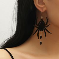 Gothic Pumpkin Spider Arylic Women's Drop Earrings 1 Pair main image 1