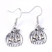 Retro Pumpkin Skull Alloy Plating Women's Drop Earrings 1 Pair sku image 9