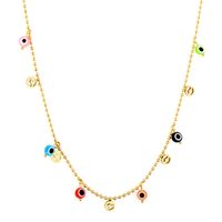 Fashion Devil's Eye Star Stainless Steel Chain Necklace sku image 6