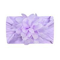Fashion Solid Color Flower Cloth Hair Band 1 Piece sku image 4
