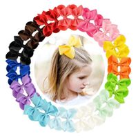 Fashion Solid Color Bow Knot Cloth Hair Clip 1 Piece main image 1