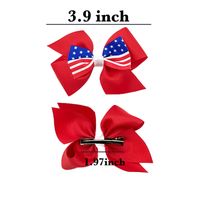 Fashion Bow Knot Polyester Star Hair Clip 1 Piece main image 3
