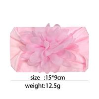 Fashion Solid Color Flower Cloth Hair Band 1 Piece main image 2