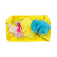 Fashion Color Block Flower Nylon Chiffon Hair Band 1 Piece sku image 8