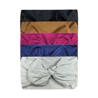 Fashion Plaid Bow Knot Cloth Hair Band 1 Set sku image 2