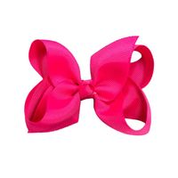 Sweet Stripe Bow Knot Cloth Hair Clip 1 Piece sku image 14