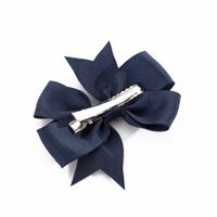 Cute Bow Knot Cloth Stripe Hair Clip 1 Piece main image 5