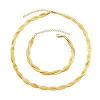 Simple Style Geometric Stainless Steel Plating Chain Necklace main image 1