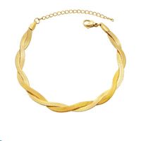 Simple Style Geometric Stainless Steel Plating Chain Necklace sku image 3