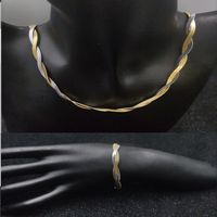 Simple Style Geometric Stainless Steel Plating Chain Necklace main image 2