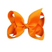 Sweet Stripe Bow Knot Cloth Hair Clip 1 Piece sku image 9