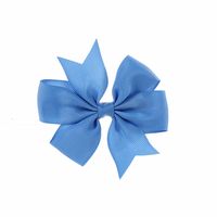 Cute Bow Knot Cloth Stripe Hair Clip 1 Piece sku image 14