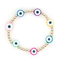 Personalized Japanese And Korean Style Hand-woven Yellow Smiley Face Small Bracelet Women's Cross-border New Arrival Ins Pearl Bracelet Wholesale sku image 11