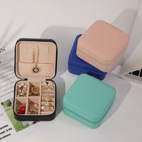 Simple Style Solid Color Cloth Chain Jewelry Boxes 1 Piece sku image 3