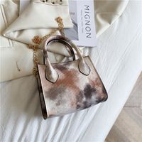 Women's Small Pu Leather Gradient Color Fashion Square Zipper Handbag sku image 1