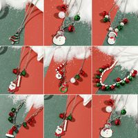 Fashion Christmas Tree Snowman Elk Alloy Women's Necklace 1 Piece main image 4