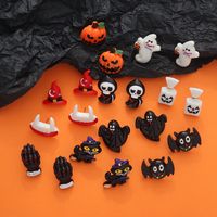 Cartoon Style Pumpkin Cat Ghost Resin Epoxy Women's Ear Studs 1 Pair main image 6