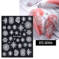 Fashion Snowflake Sticker Nail Patches 1 Piece sku image 4