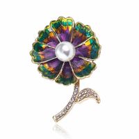 Fashion Flower Alloy Sequins Women's Brooches sku image 9
