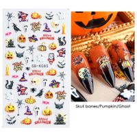 Halloween Ethnic Style Pumpkin Skull Ghost Pet Nail Decoration Accessories 1 Set sku image 3