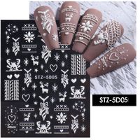 Fashion Snowflake Sticker Nail Patches 1 Piece sku image 5