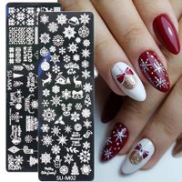 Christmas Fashion Christmas Tree Christmas Socks Snowflake Pet Nail Decoration Accessories 1 Set main image 1