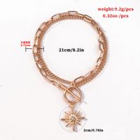 Fashion Solid Color Alloy Women's Anklet 1 Piece main image 2