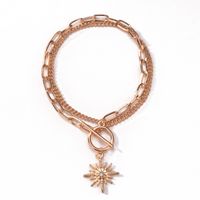 Fashion Solid Color Alloy Women's Anklet 1 Piece sku image 1