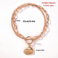 Fashion Shell Alloy Women's Anklet 1 Piece main image 2