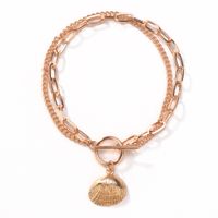 Fashion Shell Alloy Women's Anklet 1 Piece sku image 1